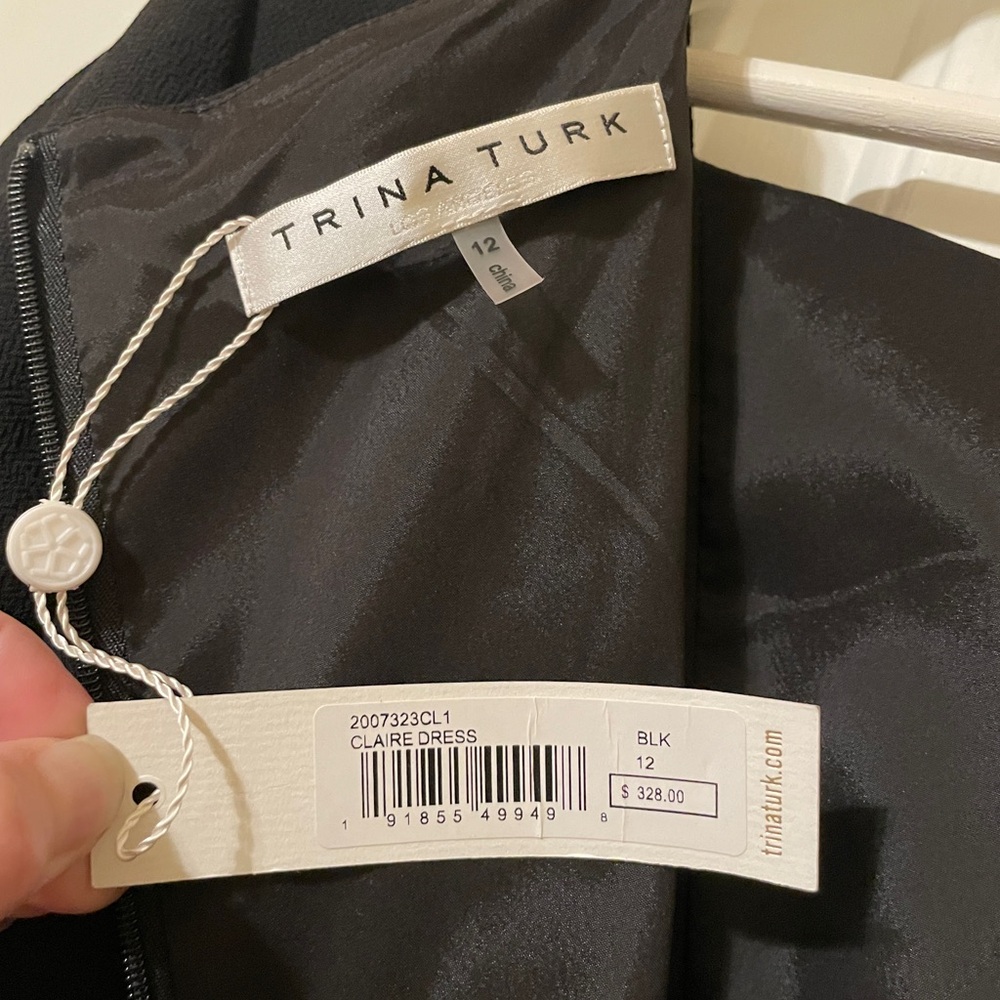 Trina Turk Floral Embroidered Sheath Dress Size 12 - Picture 11 of 13